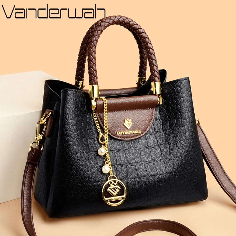 Luxury Bag Collection - Woven Handle Genuine Brand High Quality
