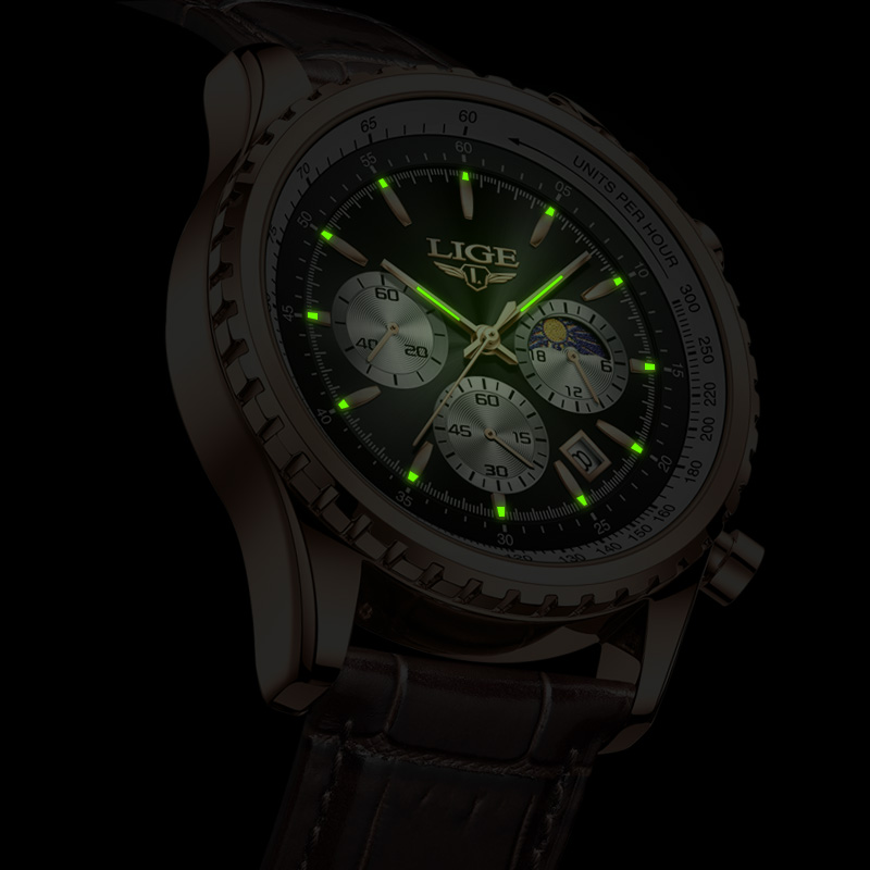 New Fashion Mens Watches LIGE  - Luxury Bags Brands List review and price