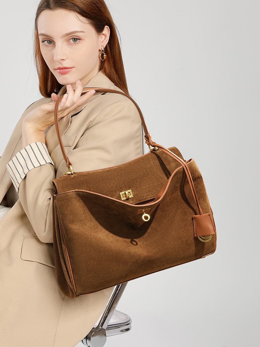 Autumn Winter Women's Suede Ge - Luxury Bags Tote review and price