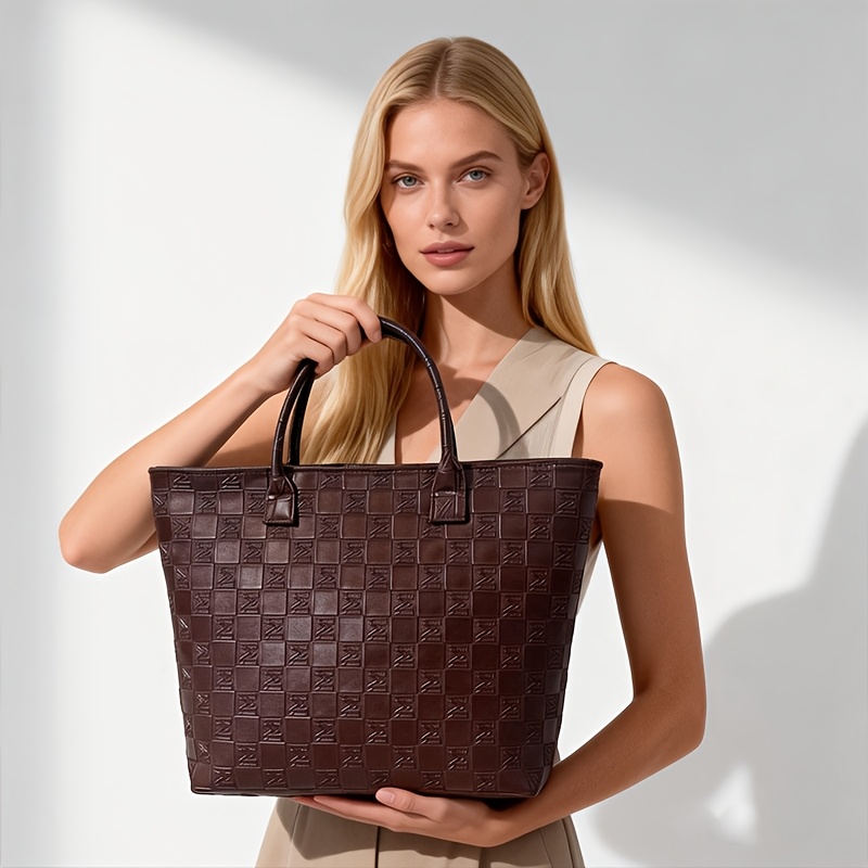 Light Luxury Deep Brown Quilte - Luxury Bag Collection review and price