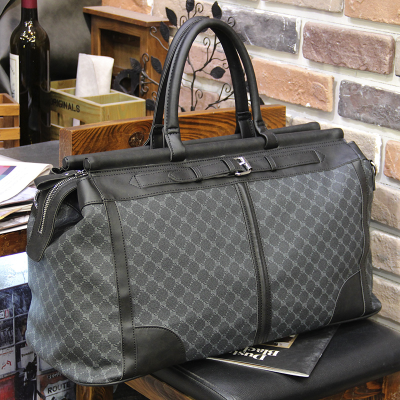 Fashion Plaid Travel Bag Men H - Luxury Bags Tote review and price