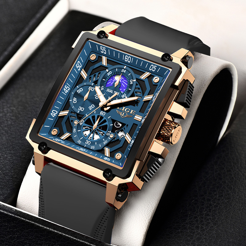 New LIGE Mens Watches Top Bran - Luxury Bags Brands List review and price