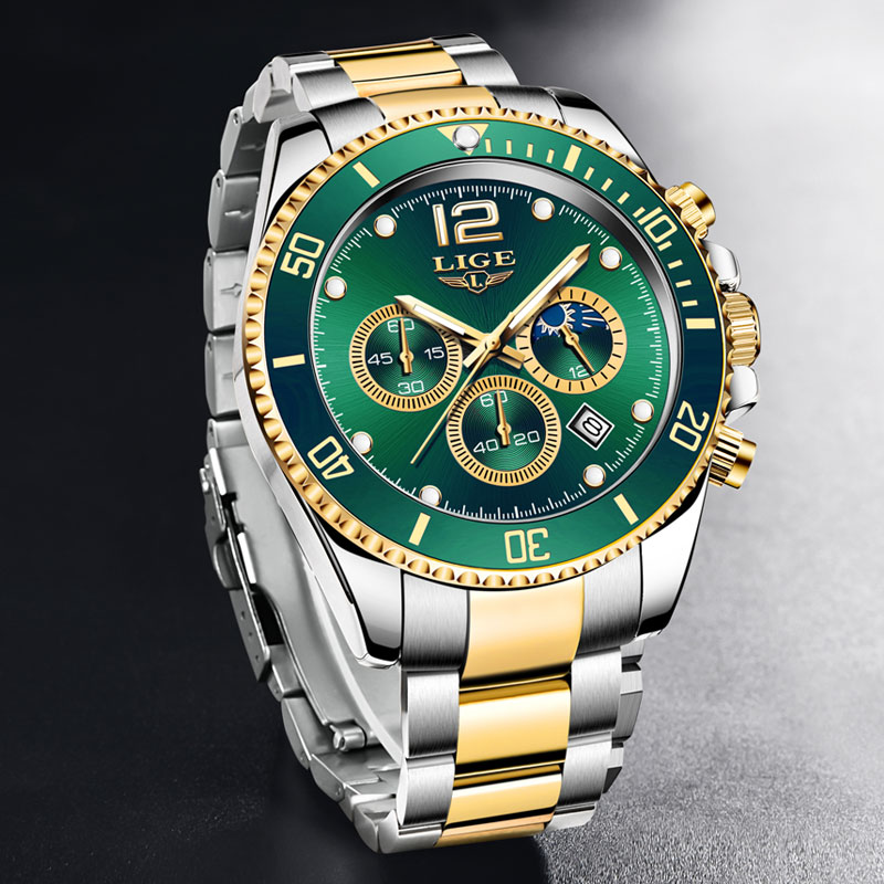 Men Watch LIGE Top Brand Luxur - Luxury Bags Brands List review and price