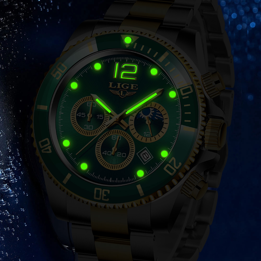 Men Watch LIGE Top Brand Luxur - Luxury Bags Brands List review and price