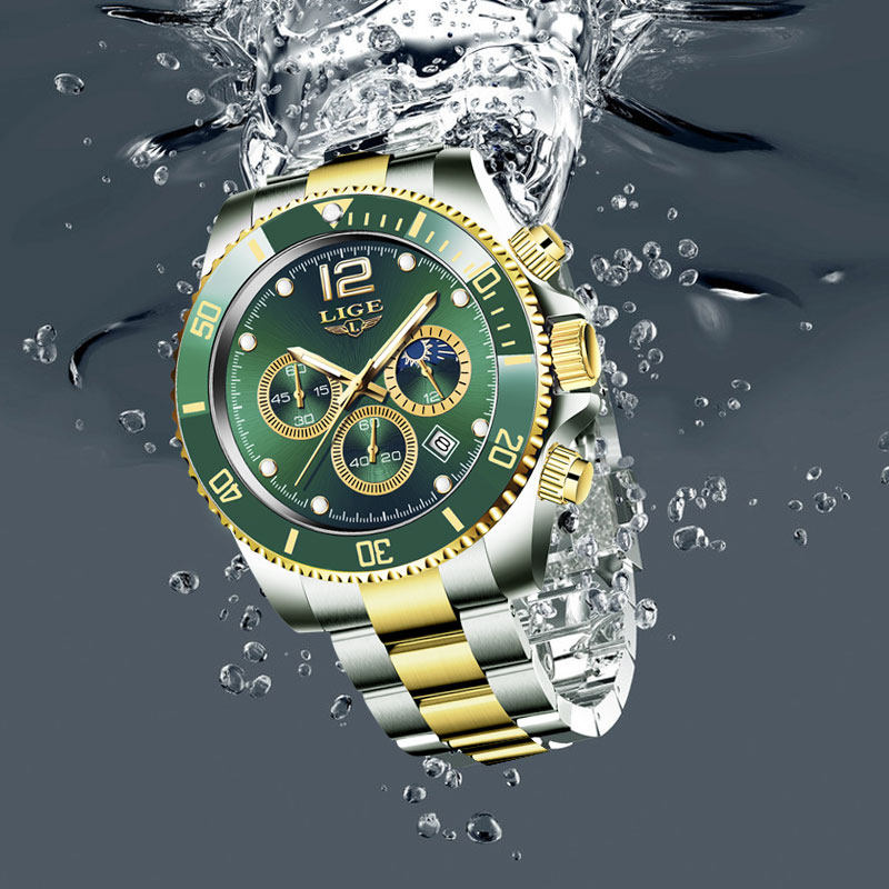 Men Watch LIGE Top Brand Luxur - Luxury Bags Brands List review and price