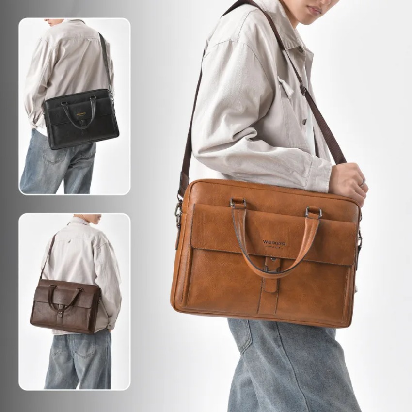 Brand new men's handbag retro  - Luxury Bags Tote review and price