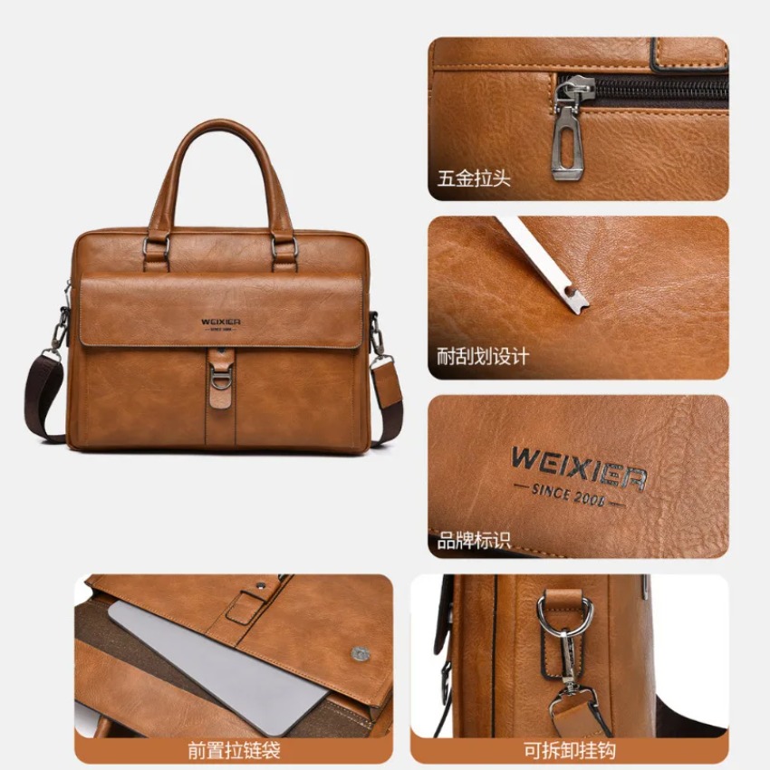 Brand new men's handbag retro  - Luxury Bags Tote review and price