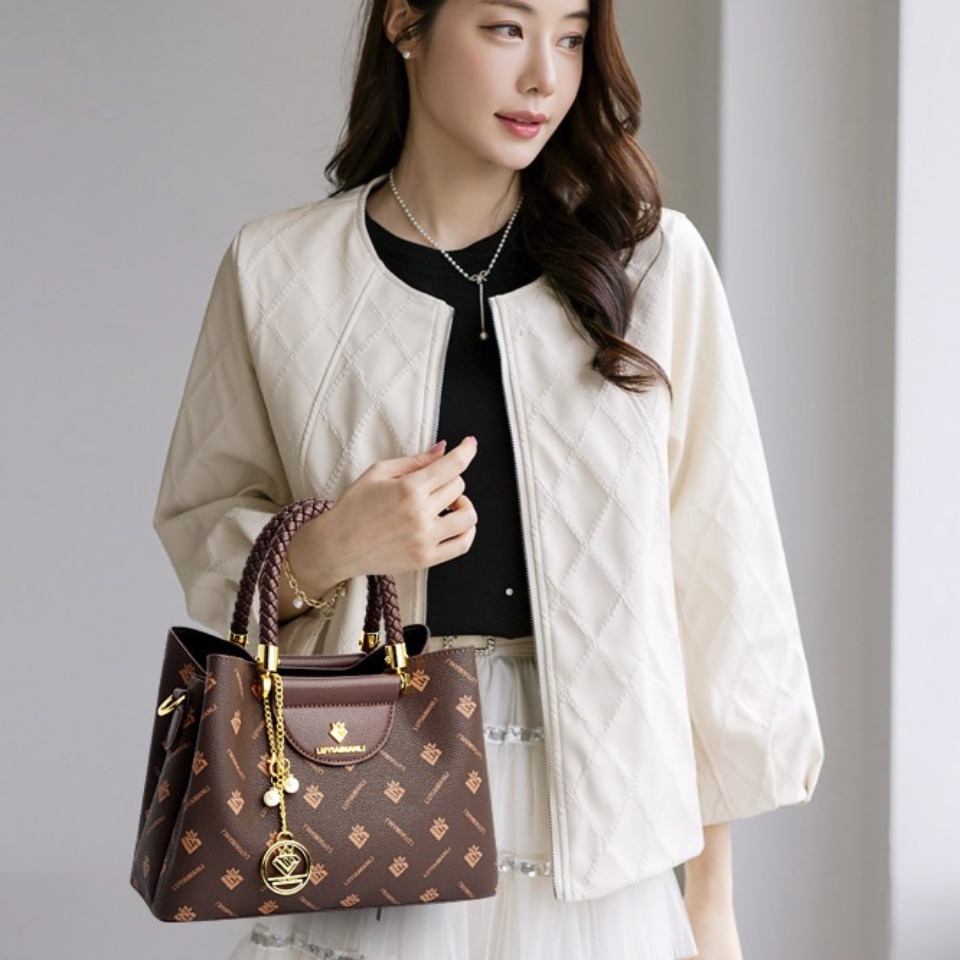 Woven Handle Genuine Brand Hig - Luxury Bag Collection review and price