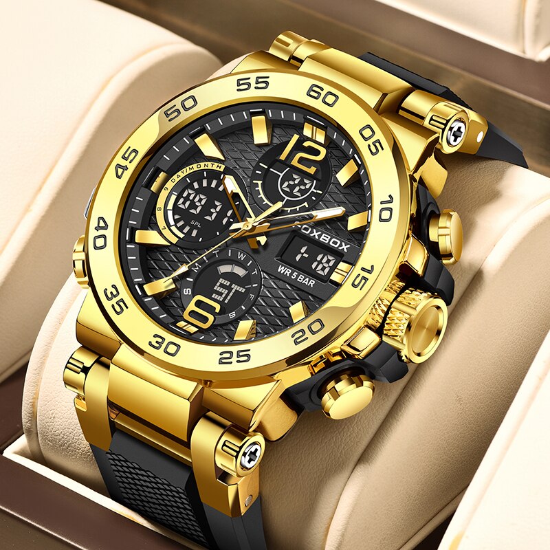 FOXBOX Business Watch Men Fash - Luxury Bags Brands List review and price