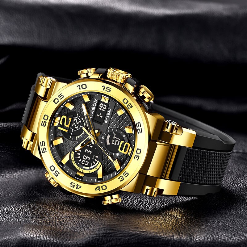 FOXBOX Business Watch Men Fash - Luxury Bags Brands List review and price