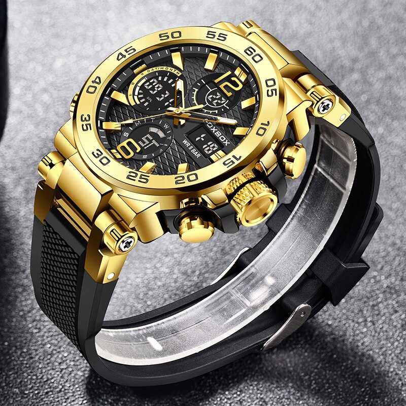 FOXBOX Business Watch Men Fash - Luxury Bags Brands List review and price