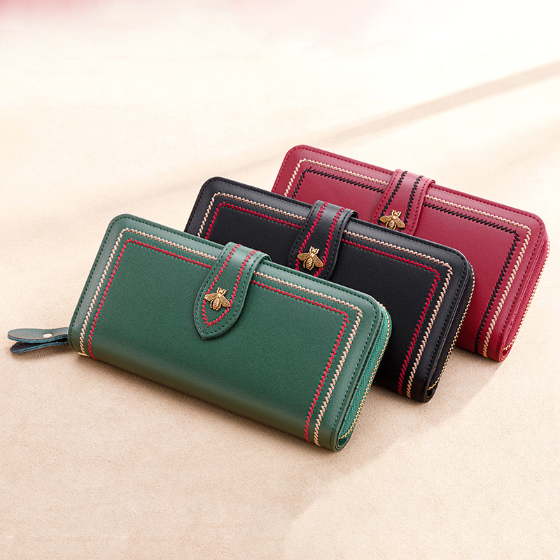 Genuine Leather Wallets Women  - Luxury Bags Sales review and price